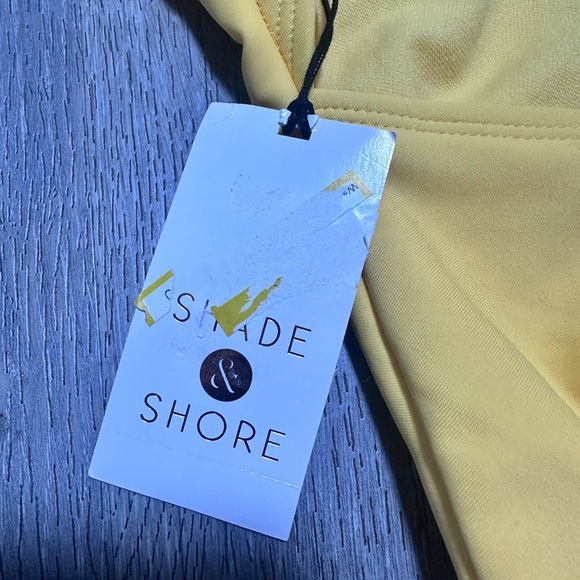 Shade & Shore One-Piece Swimsuit with V-Neck and Spaghetti Straps NWT - Picture 7 of 7